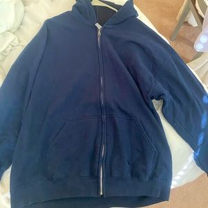Gildan hooded zip-up